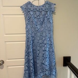 Eliza J Blue Lace Dress